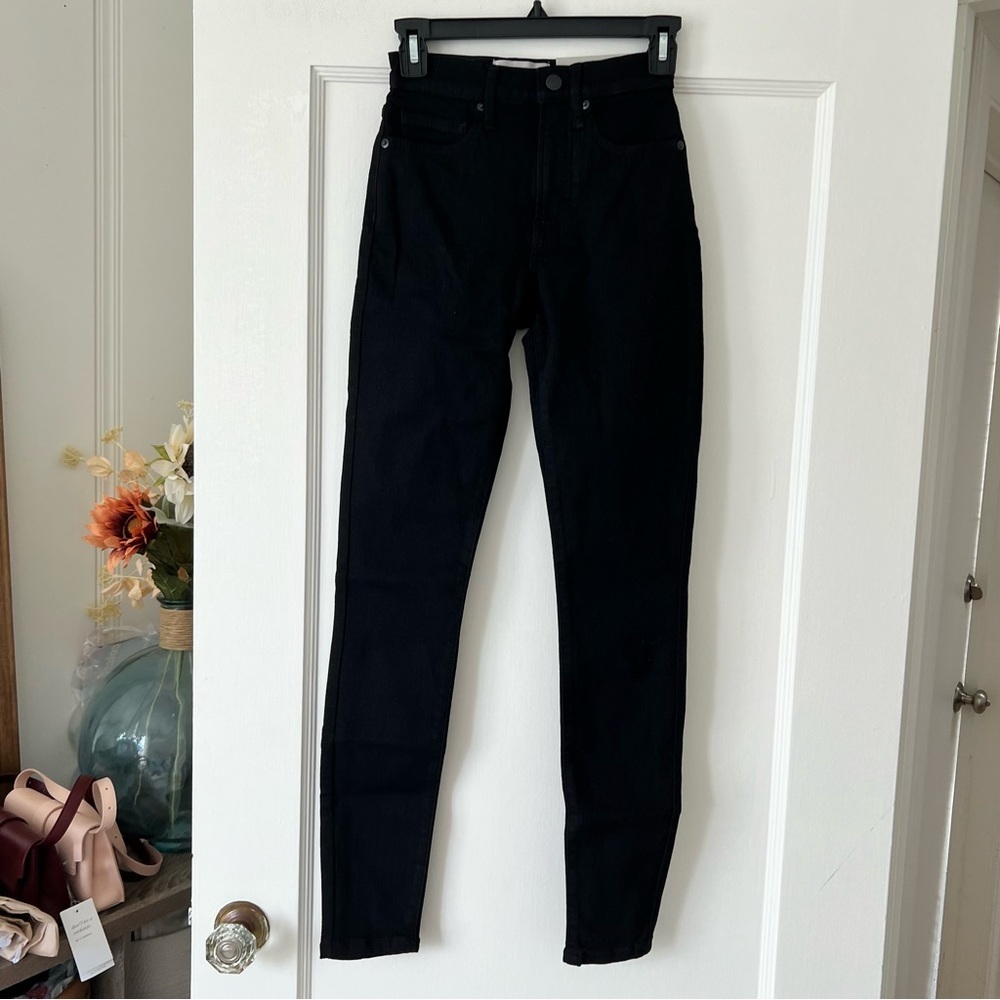 Everlane High-Rise High Stretch Skinny in Black Size 23 Tall NWT